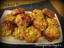 Baked broccoli bites