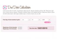 Due date calculator