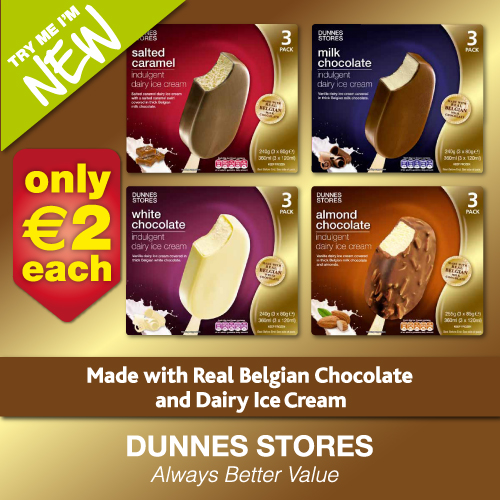 New ice cream range from Dunnes Stores