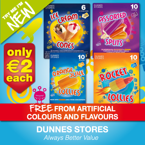 New ice cream range from Dunnes Stores