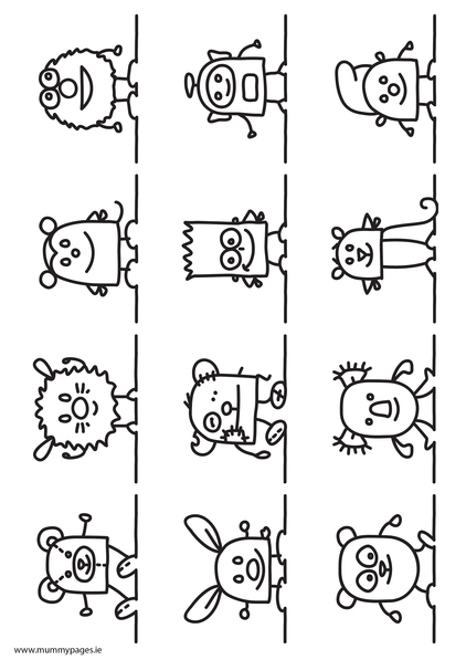 baby moshling coloring pages - photo #28