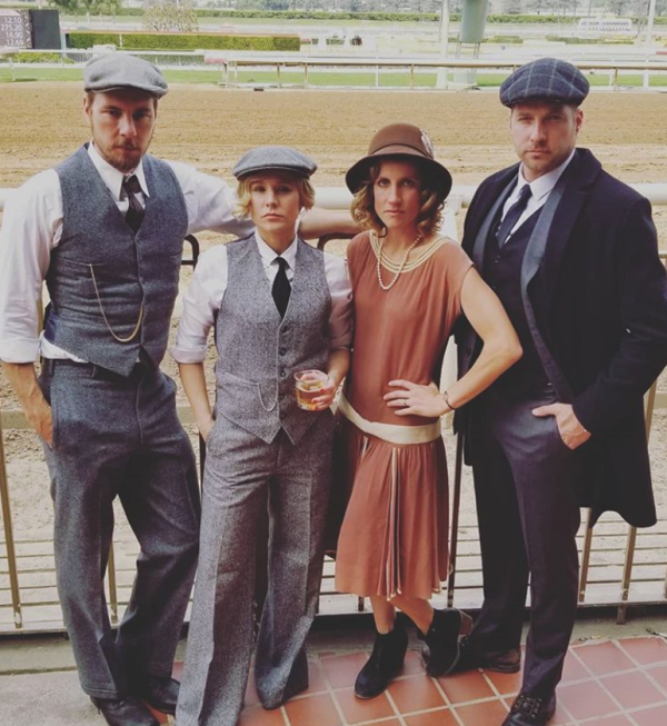 So, Kristen Bell's Peaky Blinders costume is incredible