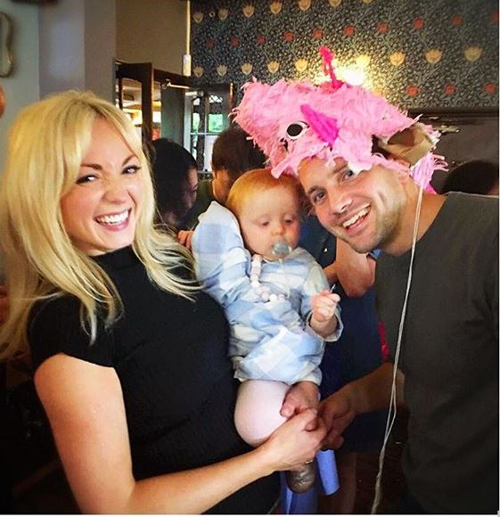 Helen George and Jack Ashton celebrate daughter's first birthday