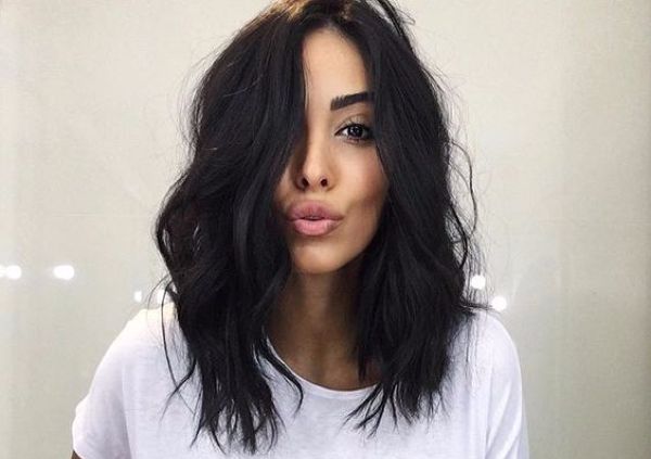 Black hair hotsell long bob